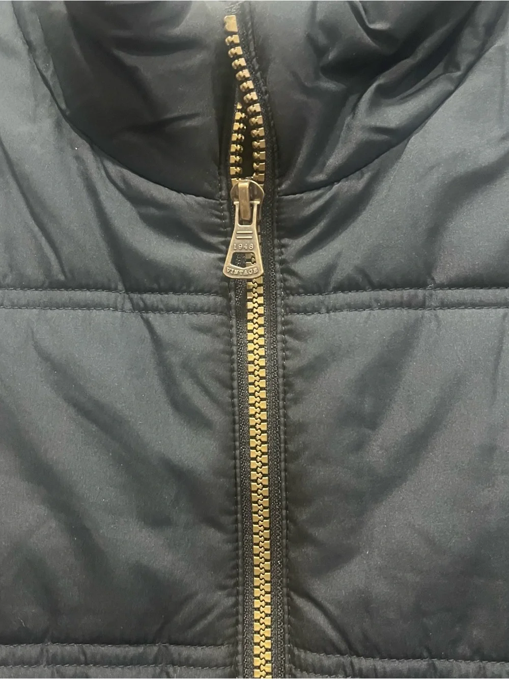 Weatherproof Vintage Men's Black Quilted Zip Vest